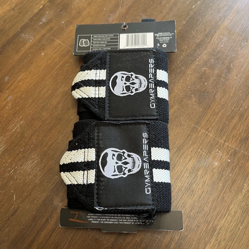 Gymreapers Weightlifting Wrist Wraps (Competition Grade) | 18x3 | Brand New